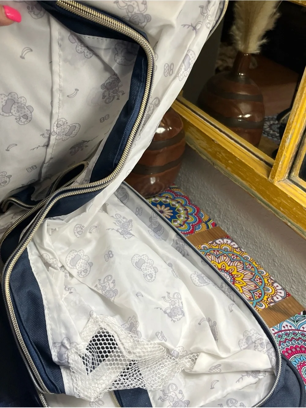 Confachi 4-1 Convertible Diaper Bag Bassinet w/changing Station